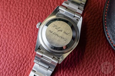 rolex official engraving|removing engraving from watch back.